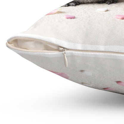 Spun Polyester Square Pillow