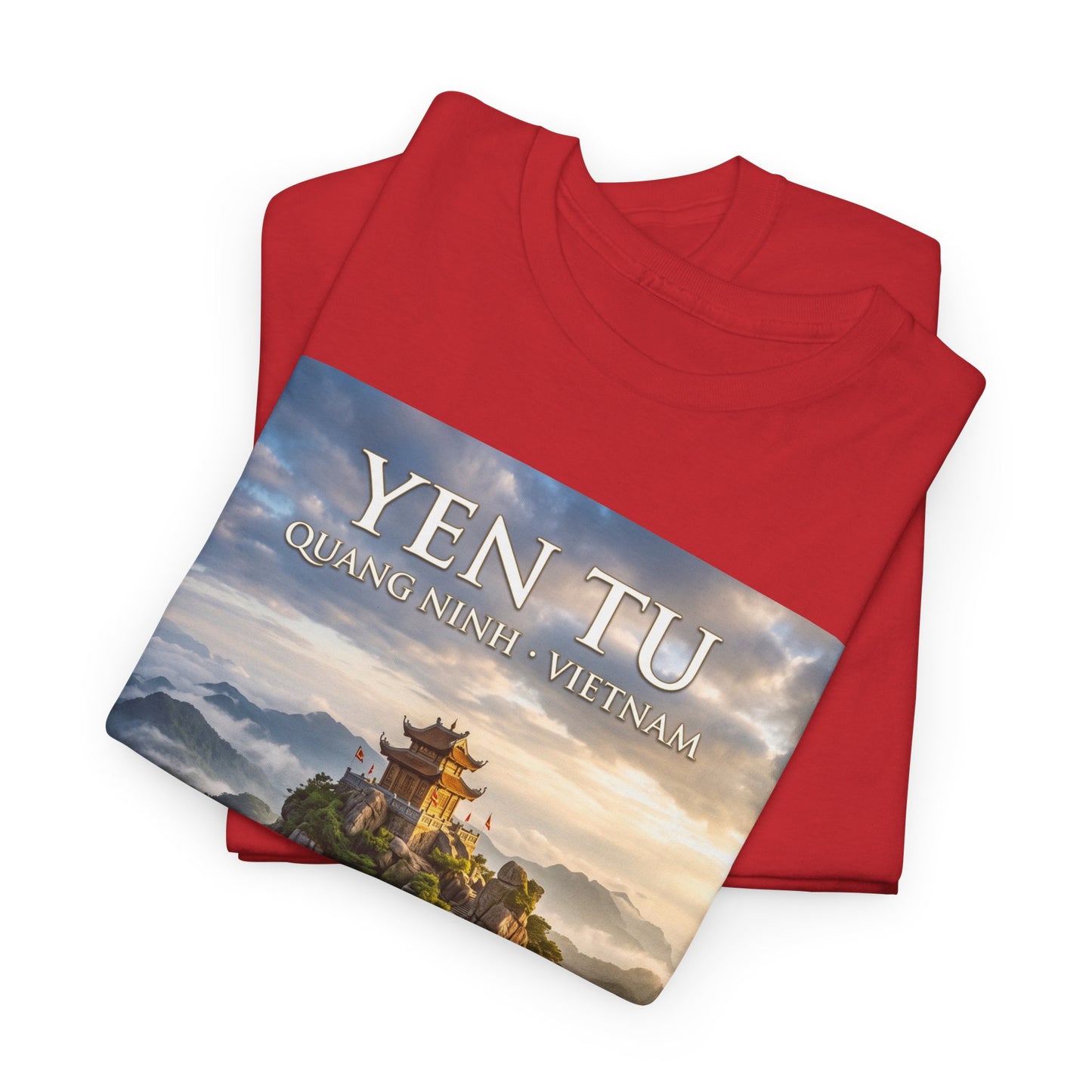 Yen Tu Mountain Scenic Tee – 'YEN TU: Listen to the Silence' Travel Photography T-Shirt