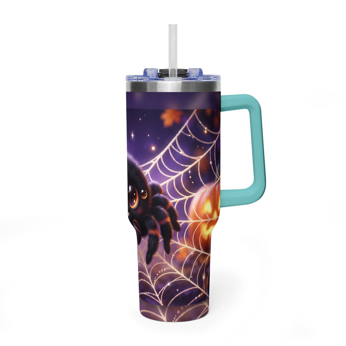 40oz Spider Web Moon Tumbler