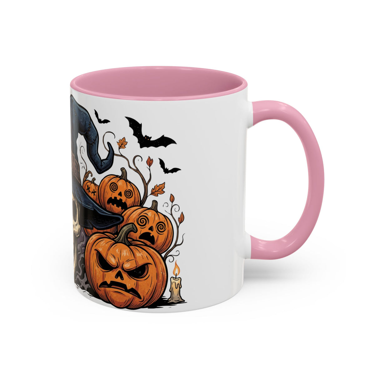 Halloween Skull & Jack-o'-Lantern Mug (11oz/15oz)
