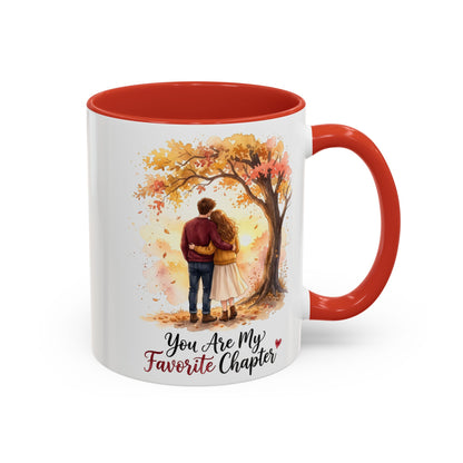 You Are My Favorite Chapter Romantic Autumn Coffee Mug