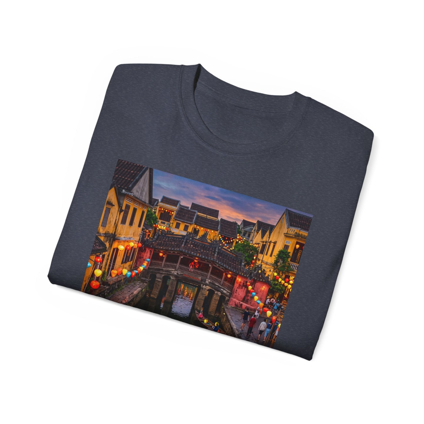 Hoi An Vietnam Travel T-Shirt — Ancient Town Night Scene Tee