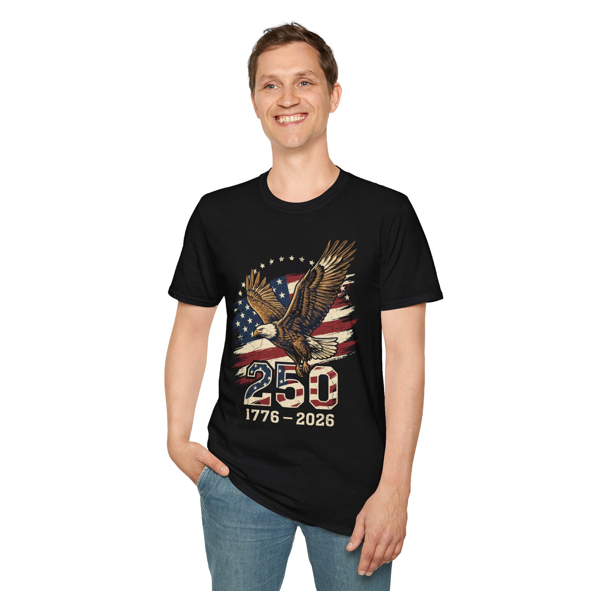 American Eagle 250th Anniversary T-Shirt – 1776–2026 Patriotic Tee