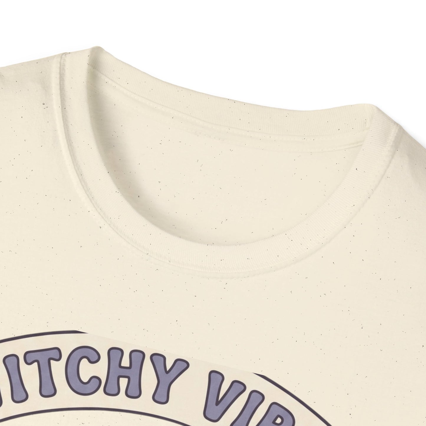 Witchy Vibes T‑Shirt — Cute Ghost Witch Halloween Tee