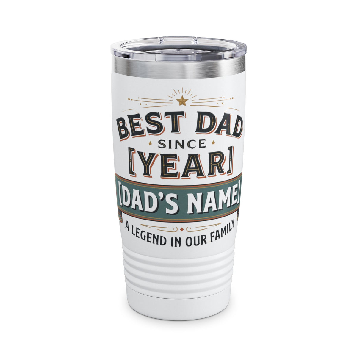 Best Dad Ever 20oz Tumbler – Personalized Father’s Day Gift