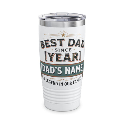 Best Dad Ever 20oz Tumbler – Personalized Father’s Day Gift