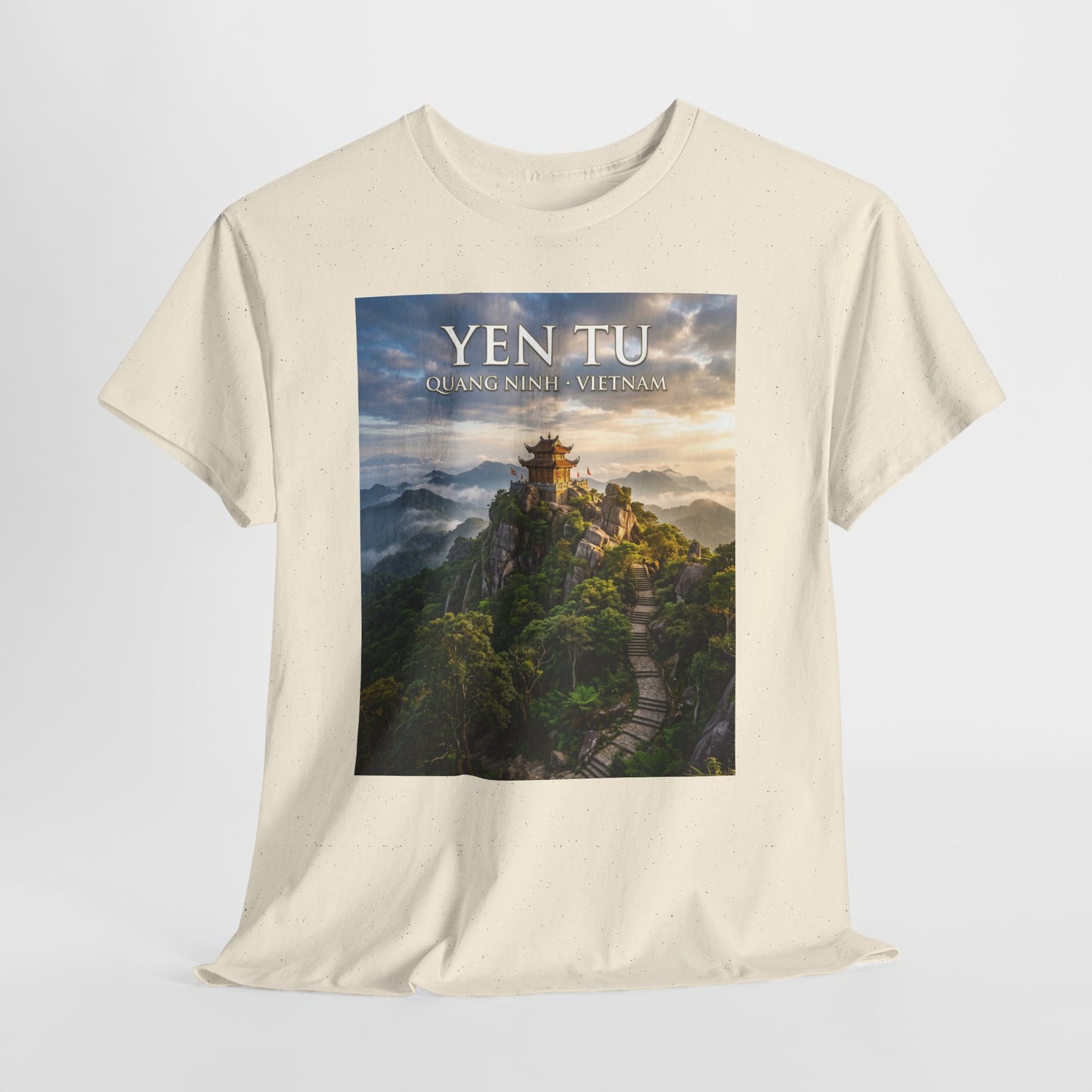 Yen Tu Mountain Scenic Tee – 'YEN TU: Listen to the Silence' Travel Photography T-Shirt