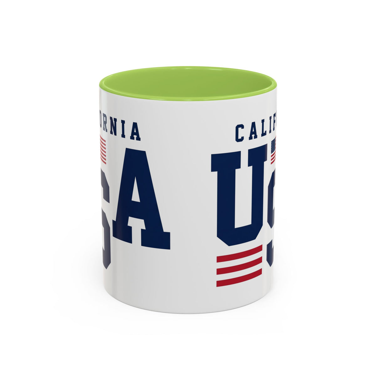 USA California Coffee Mug — Patriotic Accent 11/15oz