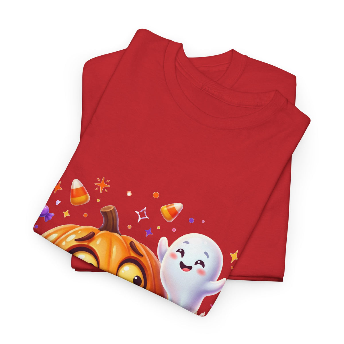 Halloween Pumpkin & Friendly Ghost T-Shirt