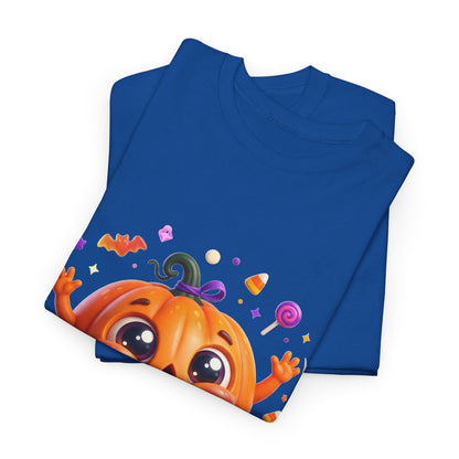 Halloween Pumpkin T‑Shirt — Happy Jack-O'-Lantern Candy Graphic Tee
