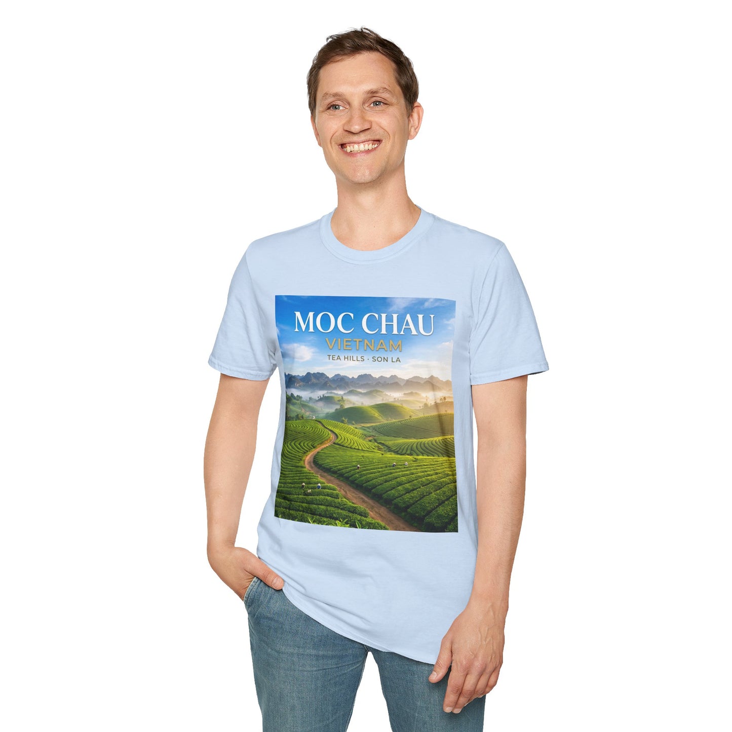 Moc Chau Vietnam Tee – Tea Hills of Son La Scenic Travel T-Shirt