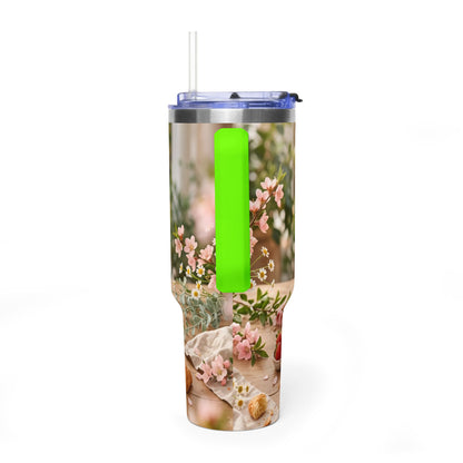 You Make Life Peachy Cat Ice Cream 40oz Tumbler