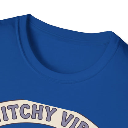 Witchy Vibes T‑Shirt — Cute Ghost Witch Halloween Tee