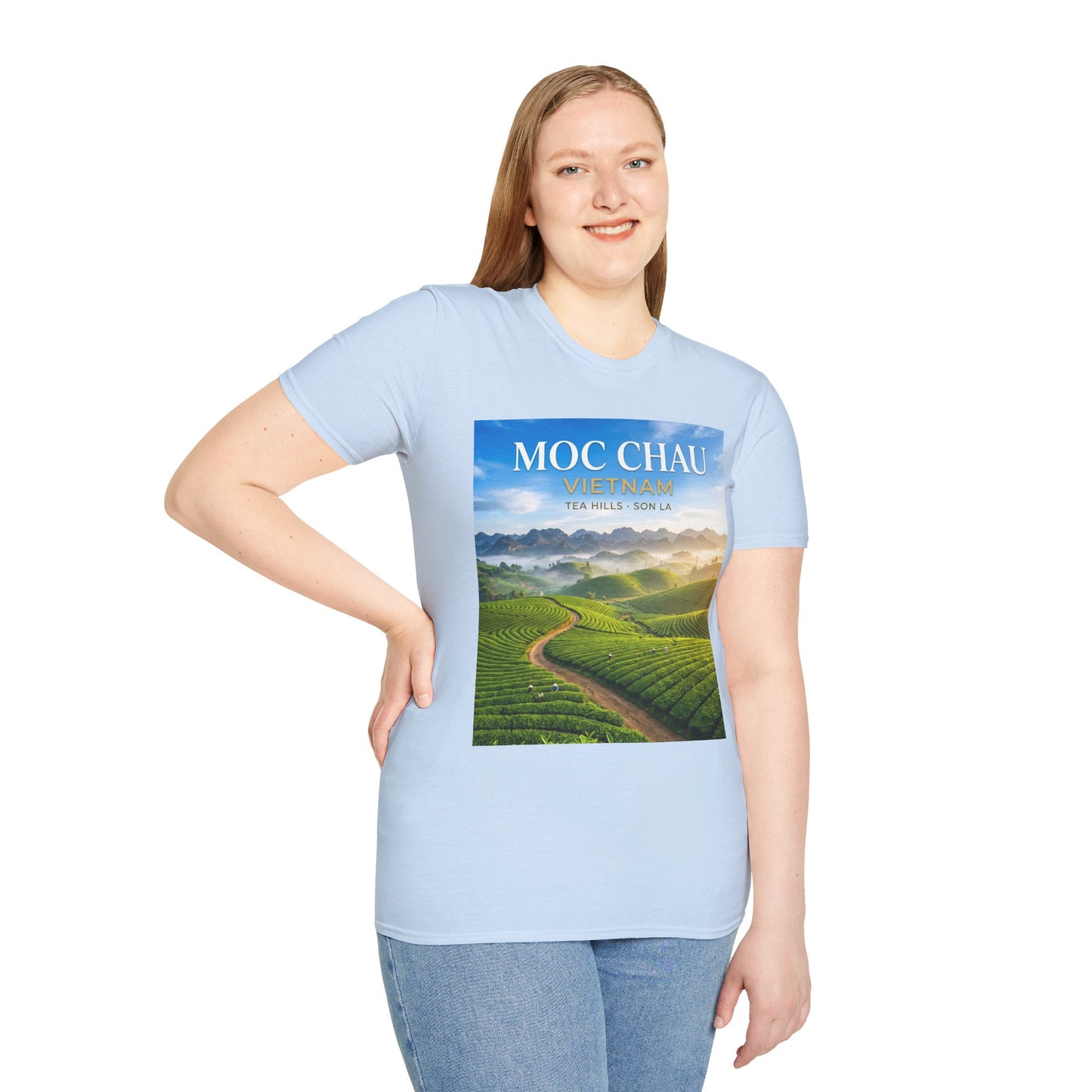 Moc Chau Vietnam Tee – Tea Hills of Son La Scenic Travel T-Shirt