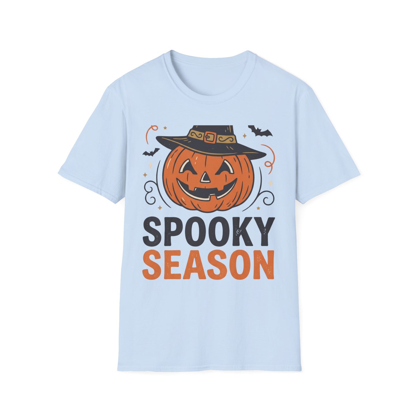 Spooky Season Pumpkin Tee — Jack-O'-Lantern Graphic Halloween T-Shirt