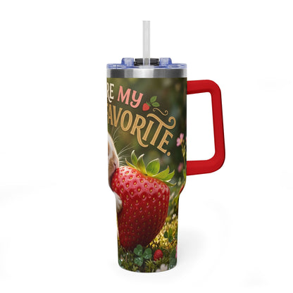 You Are My Berry Favorite Bunny 40oz Thermal Tumbler