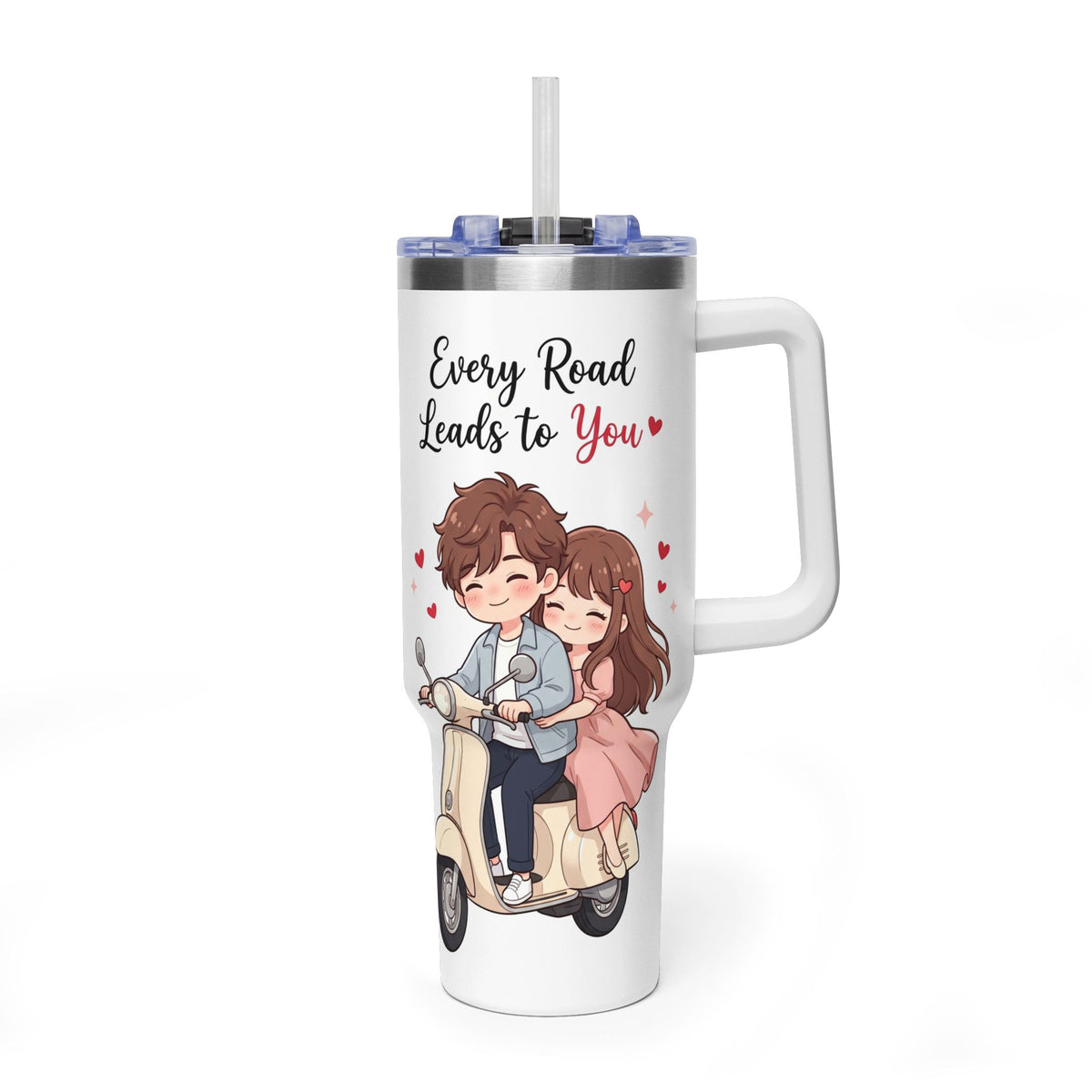 Everyday Leader Scooter Girl 40oz Thermal Tumbler