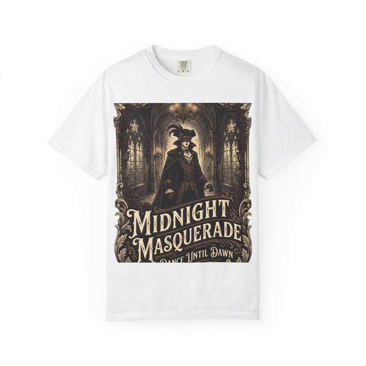 Midnight Masquerade T‑Shirt — Gothic Masquerade Ball Design