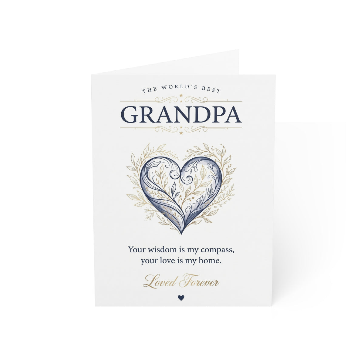 The World’s Best Grandpa Greeting Card – Grateful Love & Appreciation