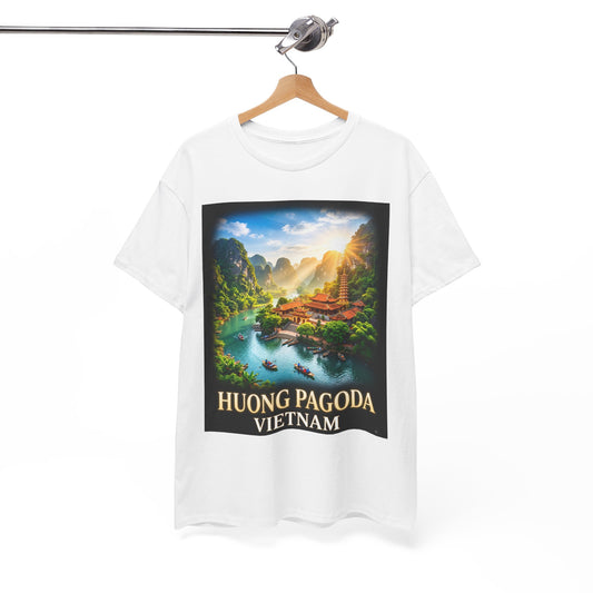 Huong Pagoda Vietnam Tee — Scenic Travel Poster T-Shirt