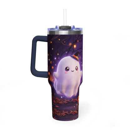 Cute Halloween Ghost 40oz Vacuum Thermal Tumbler