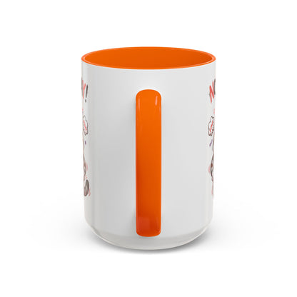 Funny Cat Mug - "Not Today! I'm Done" Accent Coffee Mug (11/15oz)