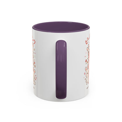 Peach Drink Bunny Mug — Cute Kawaii Coffee Tea Cup (11/15oz)