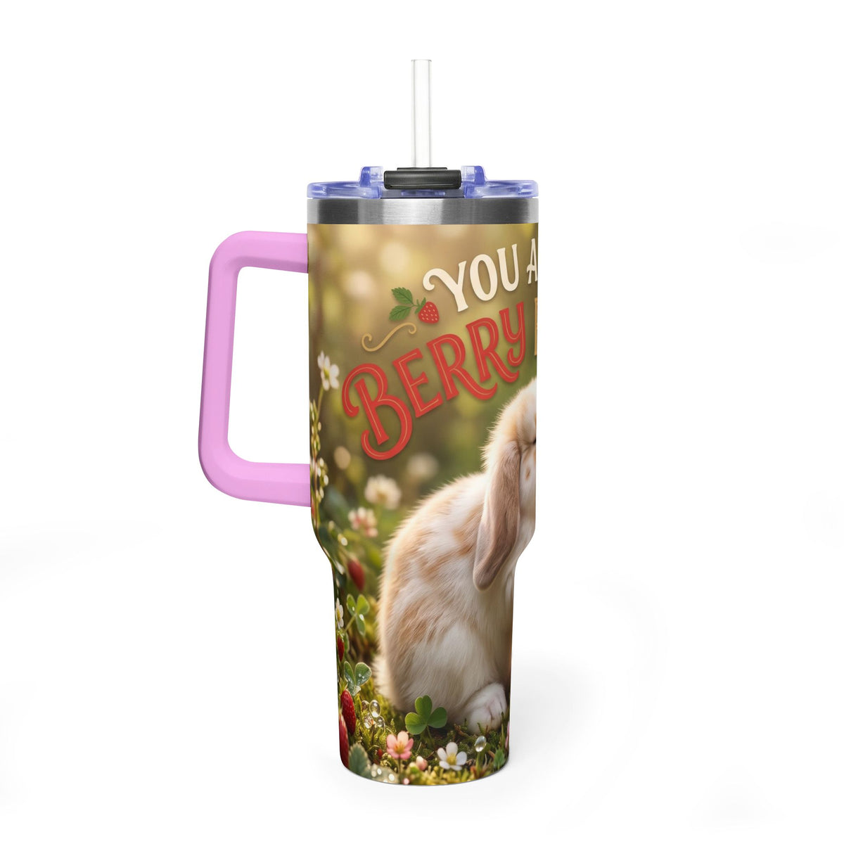 You Are My Berry Favorite Bunny 40oz Thermal Tumbler