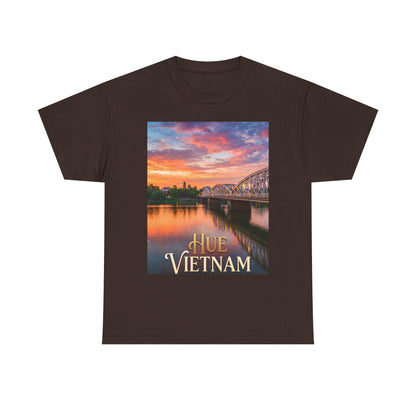 Hue Vietnam Sunset T-Shirt - Scenic Travel Souvenir Tee