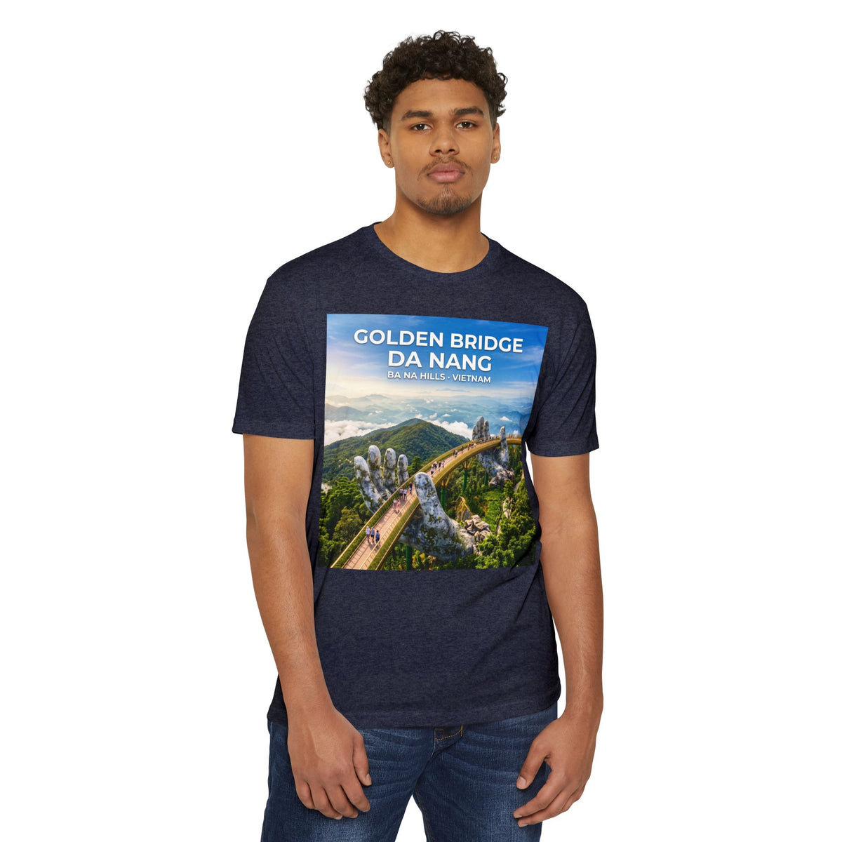 Golden Bridge Da Nang T-Shirt — Vietnam Travel Souvenir Tee