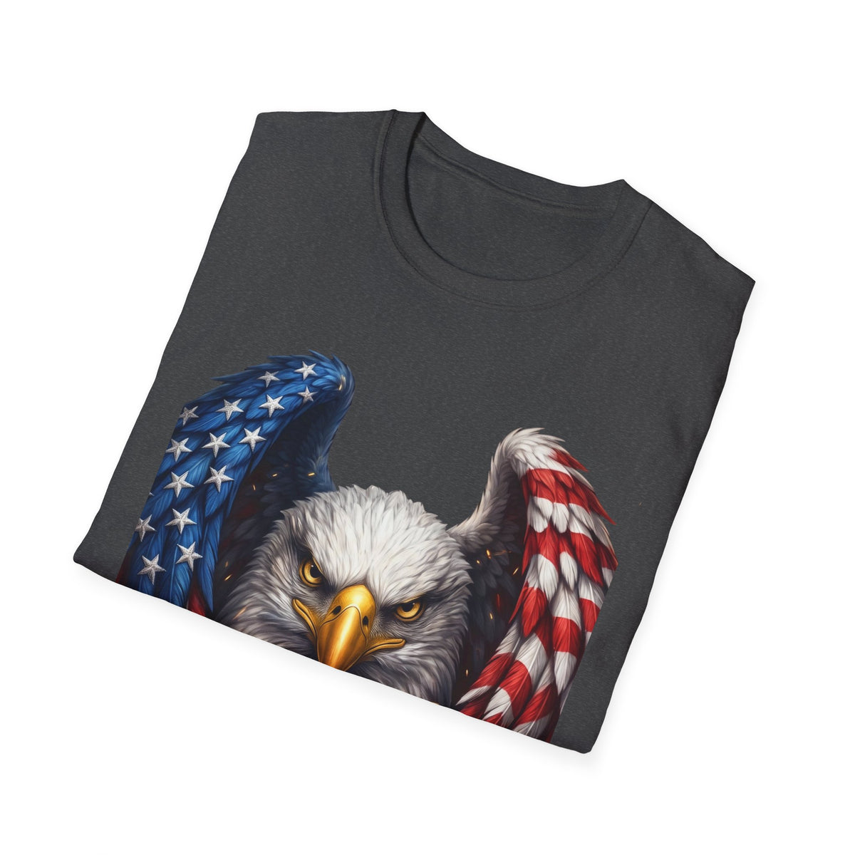 Patriotic Eagle T-Shirt — American Flag Wings Graphic