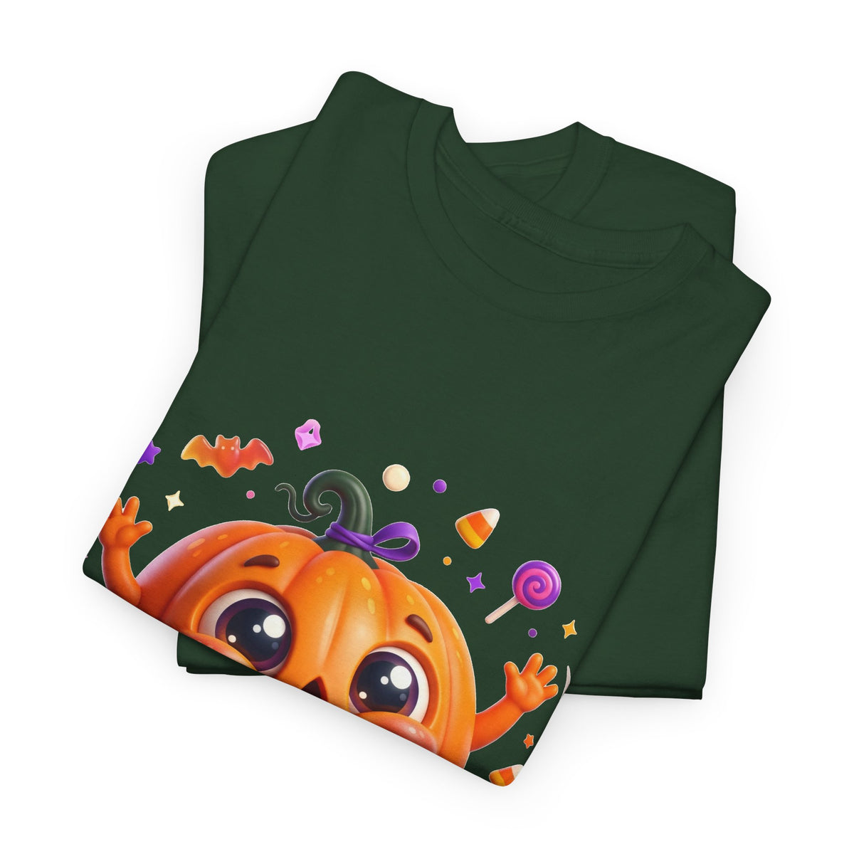 Halloween Pumpkin T‑Shirt — Happy Jack-O'-Lantern Candy Graphic Tee