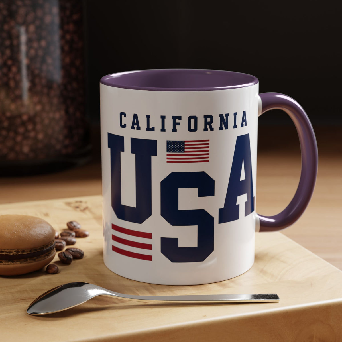 USA California Coffee Mug — Patriotic Accent 11/15oz