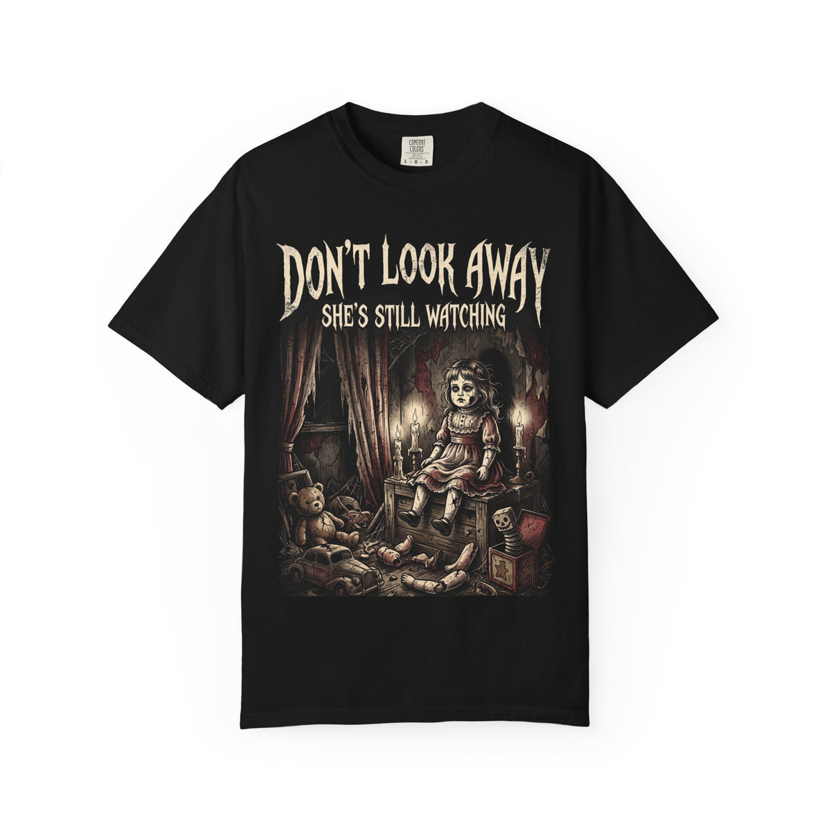 Don't Look Away "She's Still Watching" T-Shirt