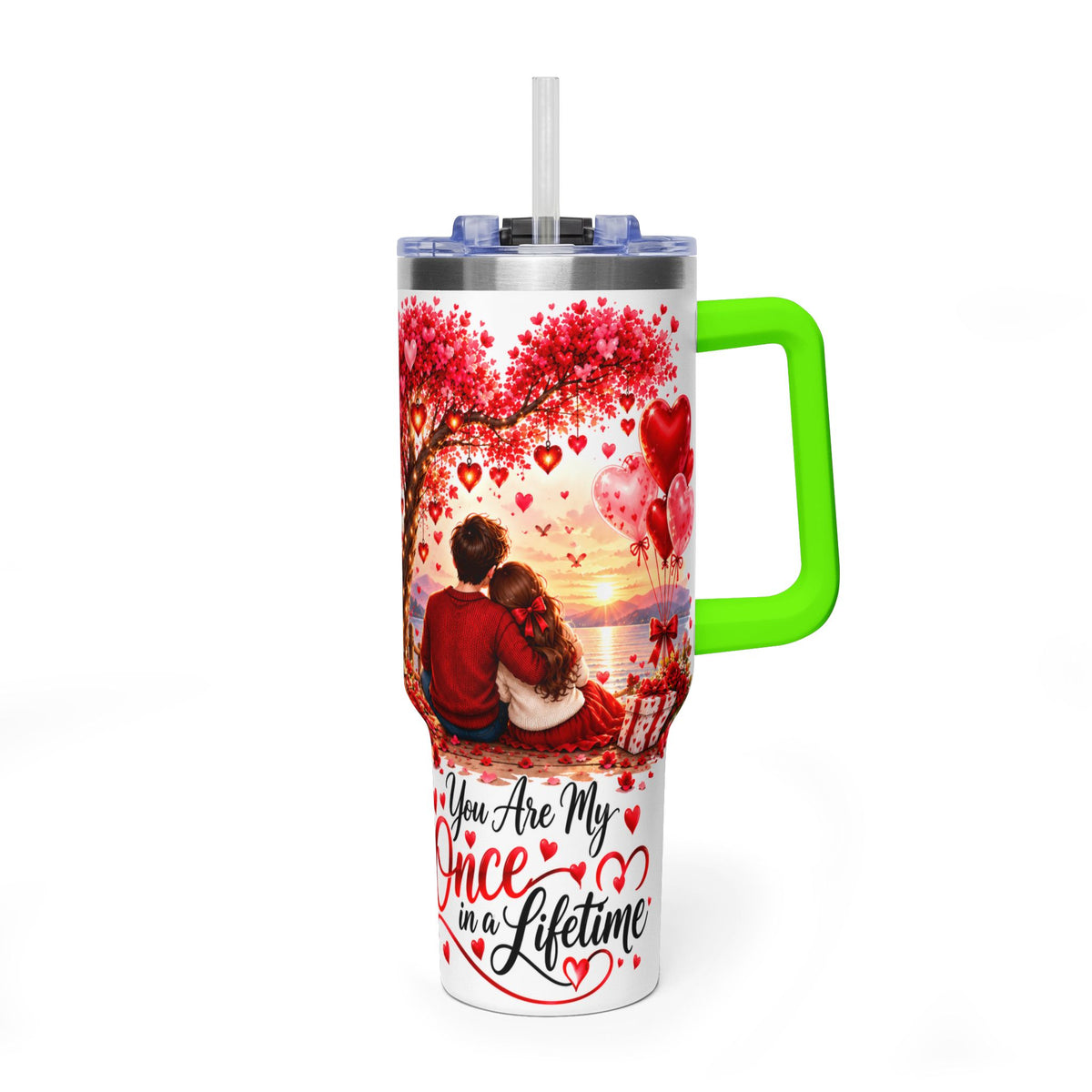 40oz Valentine’s Day Love Tree Thermal Tumbler