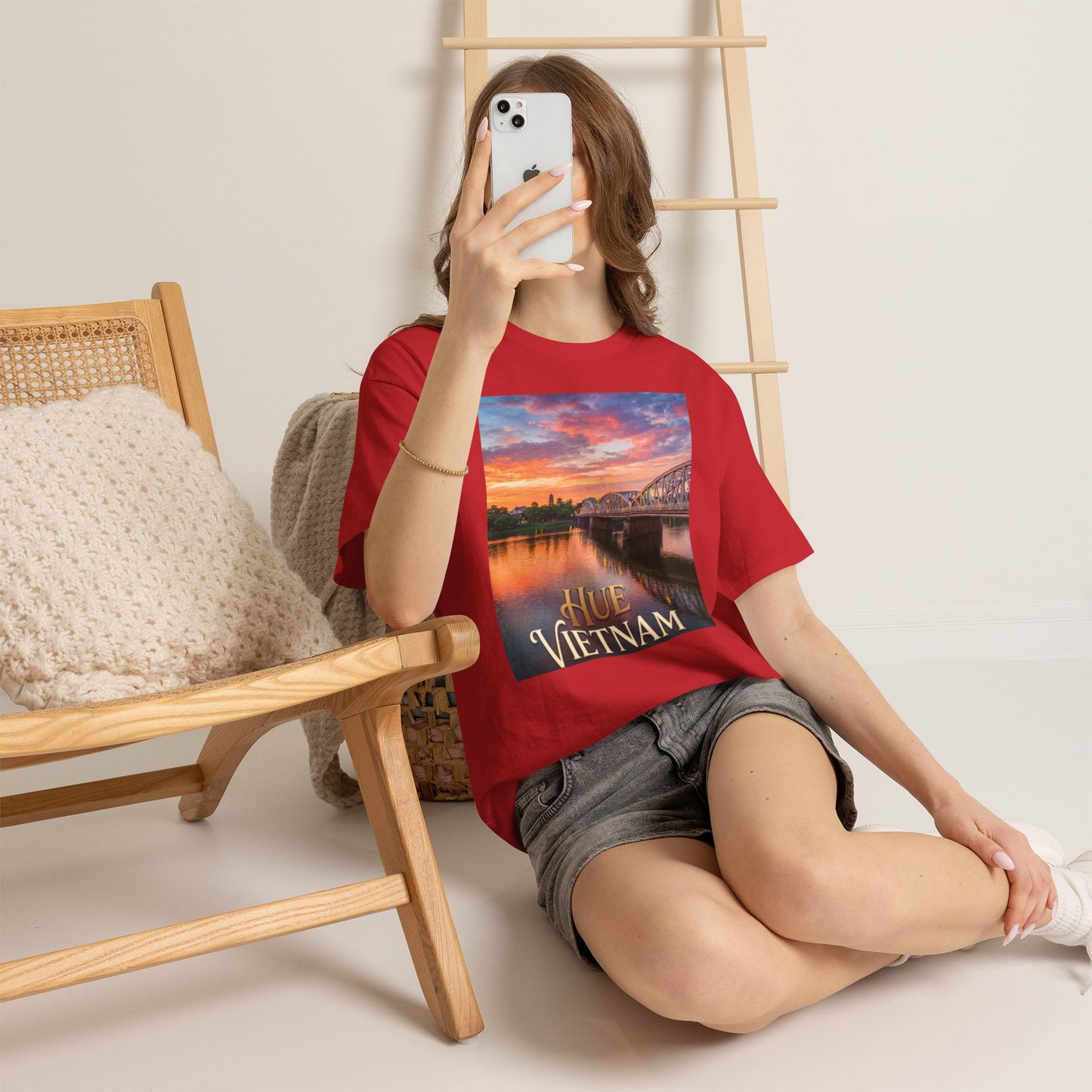 Hue Vietnam Sunset T-Shirt - Scenic Travel Souvenir Tee