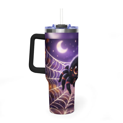 40oz Spider Web Moon Tumbler