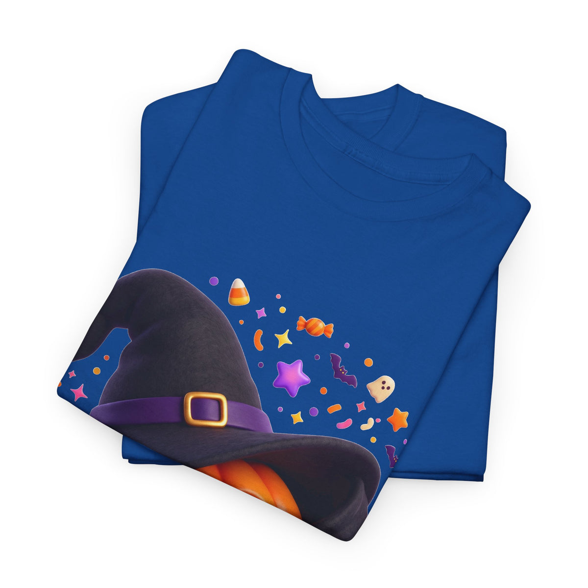 Pumpkin Witch T-Shirt — Cute Halloween Jack-o'-Lantern with Witch Hat