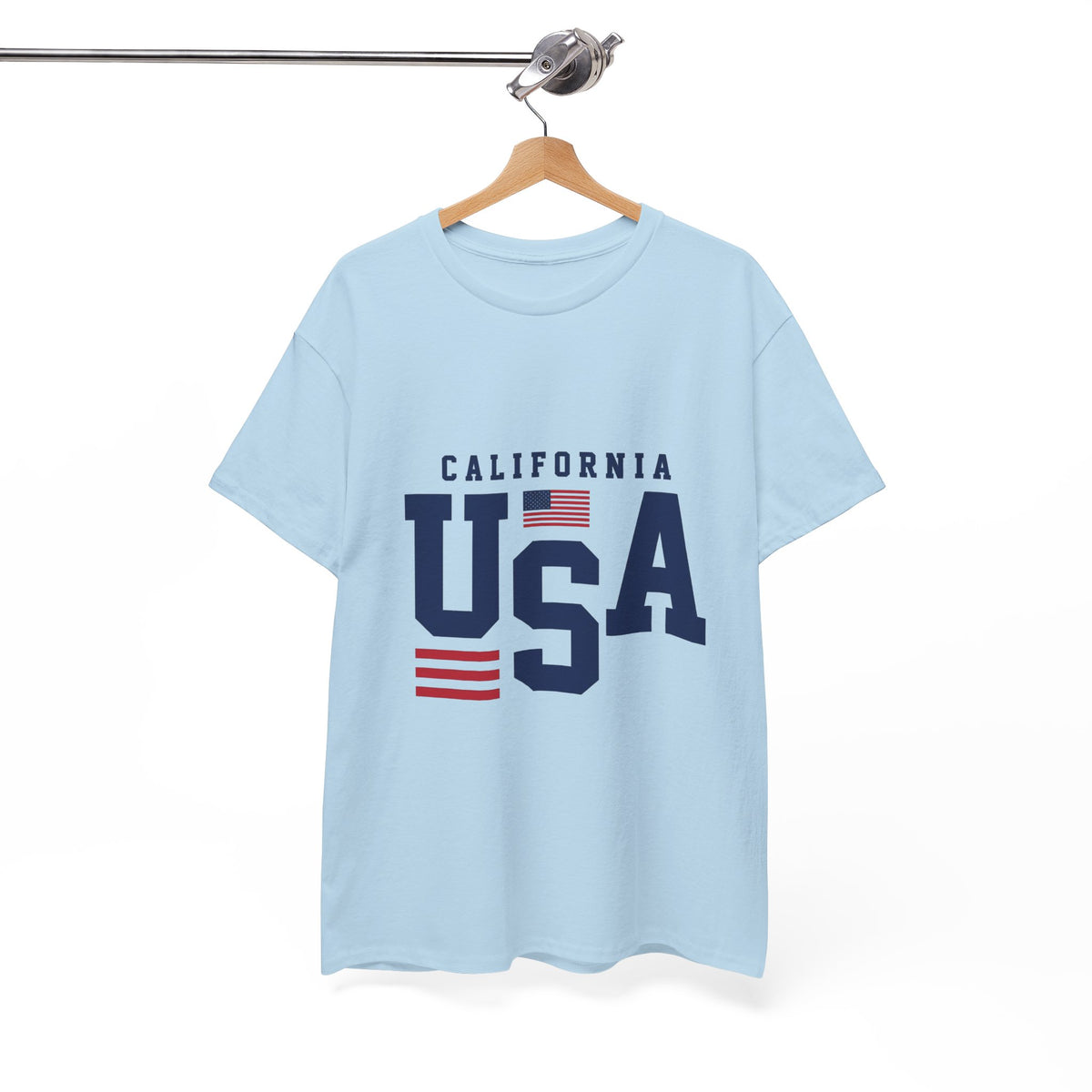 California USA Graphic Tee — Patriotic American Flag T‑Shirt