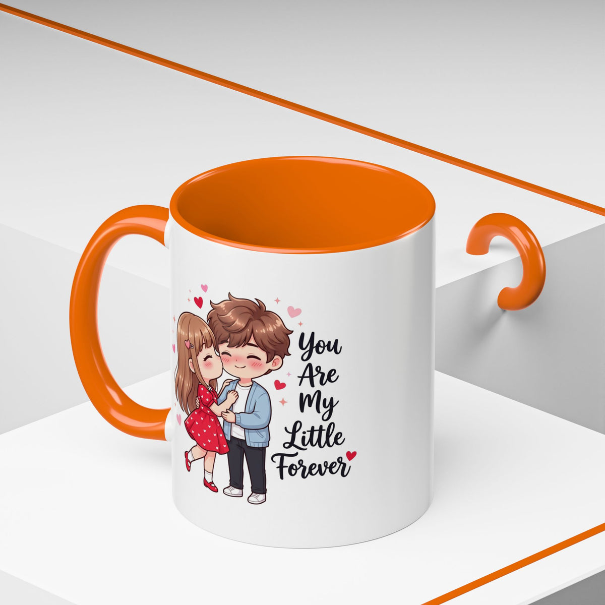 You Are My Little Forever Romantic Couple Coffee Mug