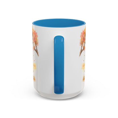 Autumn Couple Under Tree Coffee Mug