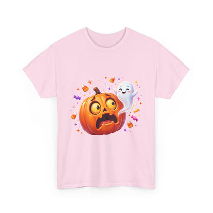 Halloween Pumpkin & Friendly Ghost T-Shirt