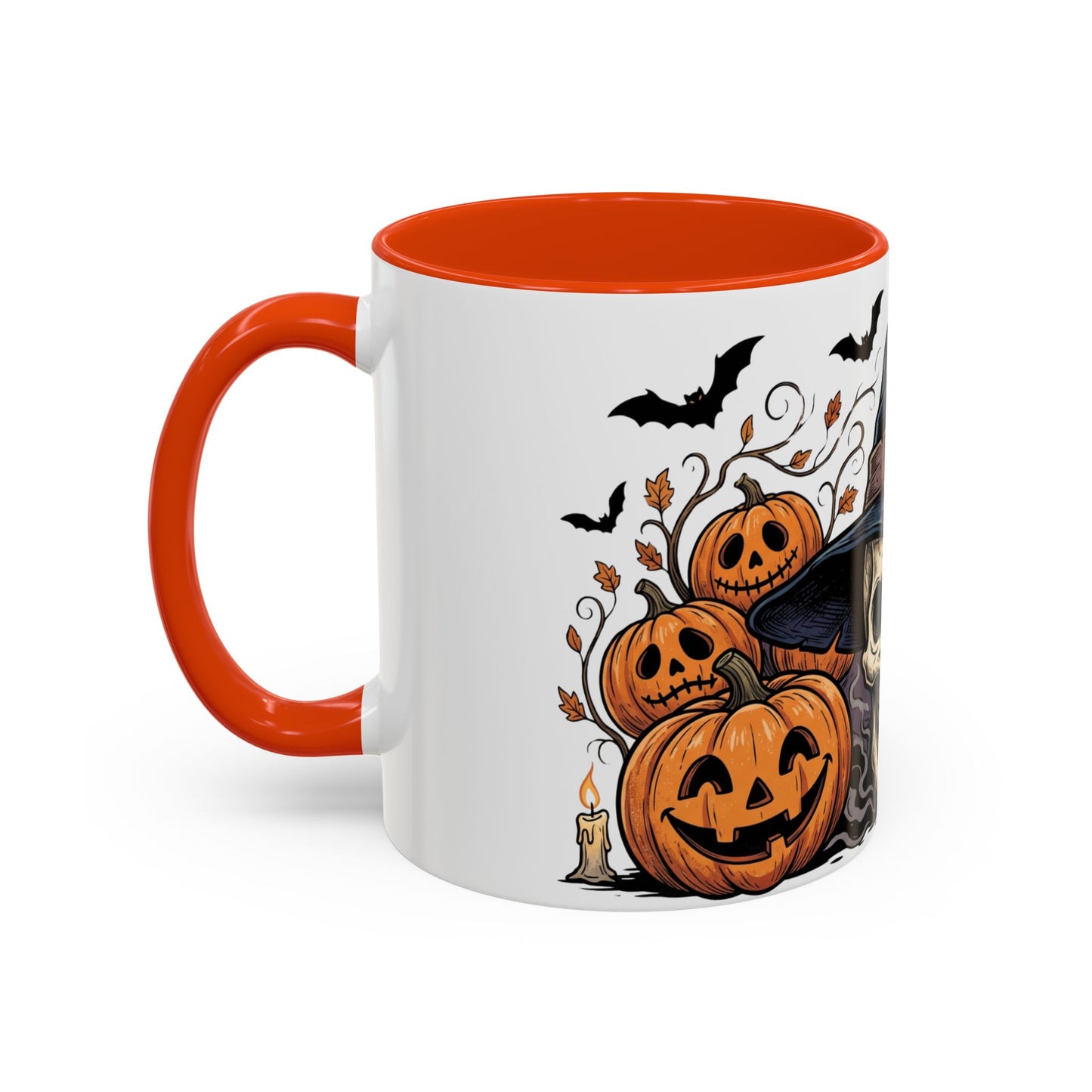 Halloween Skull & Jack-o'-Lantern Mug (11oz/15oz)