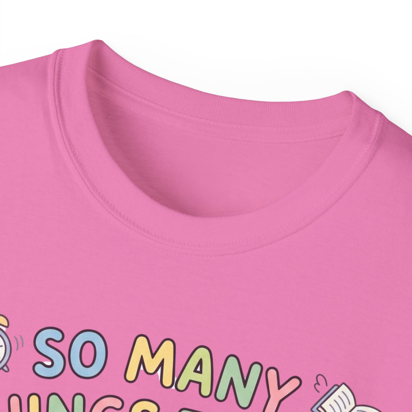 So Many Things To Do! Cat T-Shirt — Cute Stressed Kitty Graphic Tee