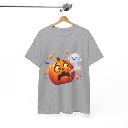 Halloween Pumpkin & Friendly Ghost T-Shirt