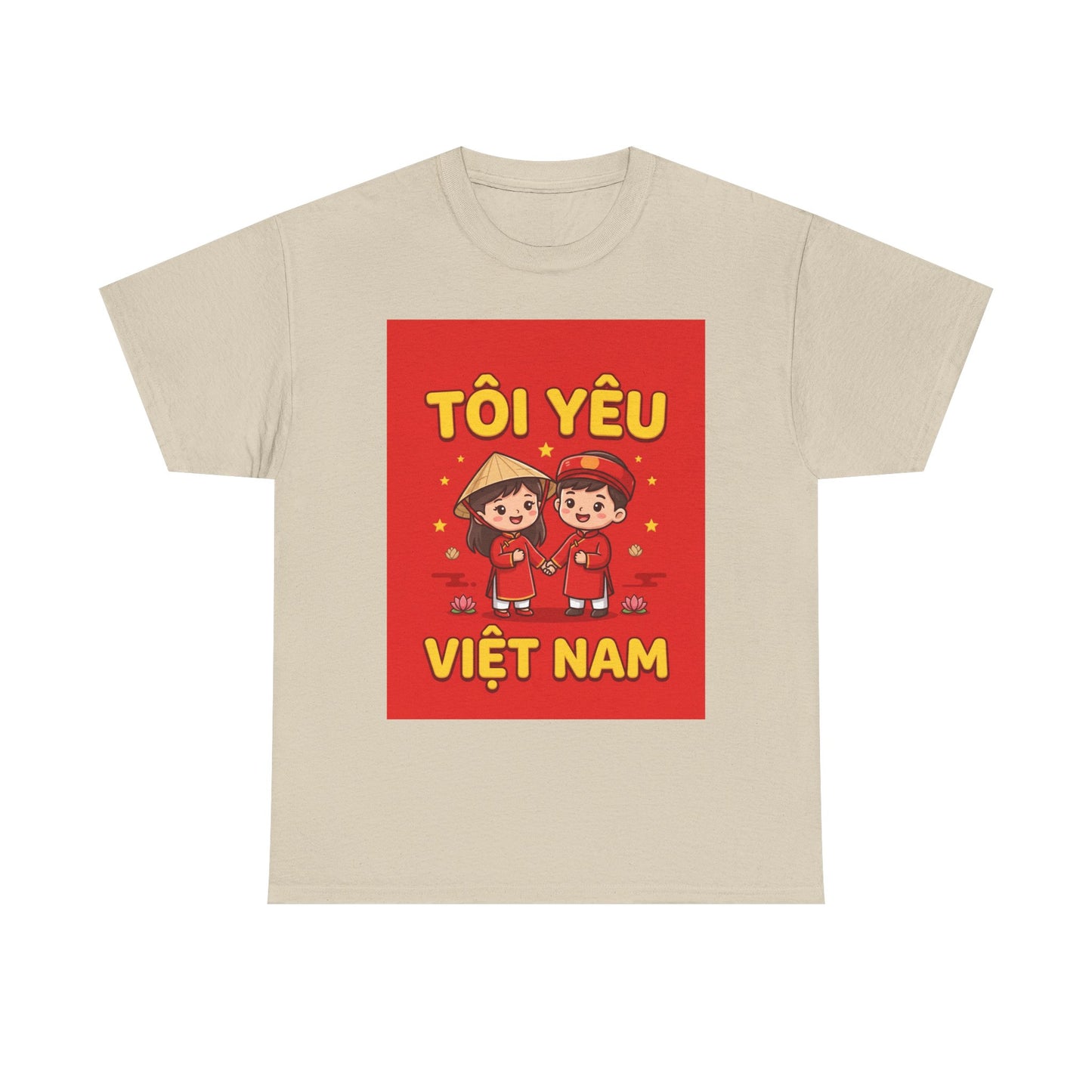 T-Shirt - "Tôi Yêu Việt Nam" Cute Couple Vietnam Pride Tee