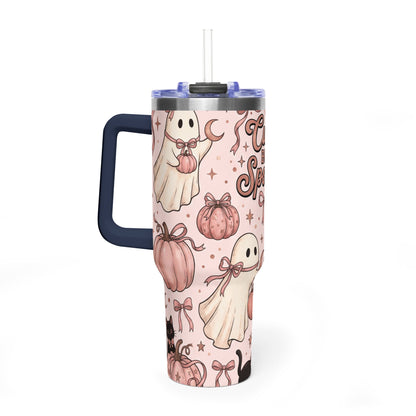 Cute But Spooky Ghosts & Pumpkins 40oz Tumbler