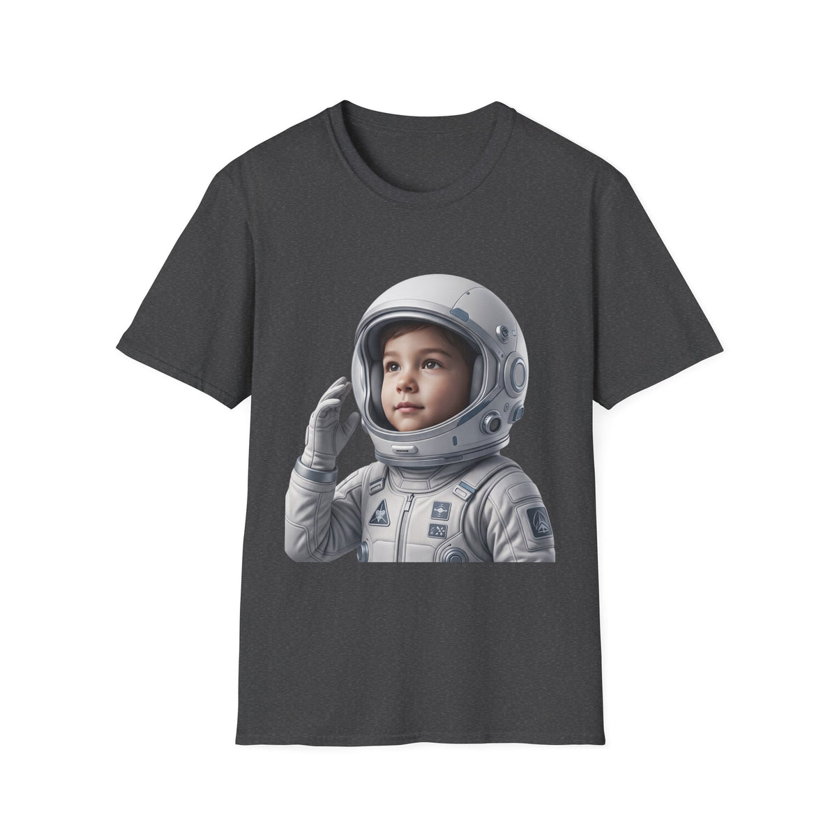 Astronaut Kid T-Shirt — Cute Space Helmet Graphic Tee for Space Lovers