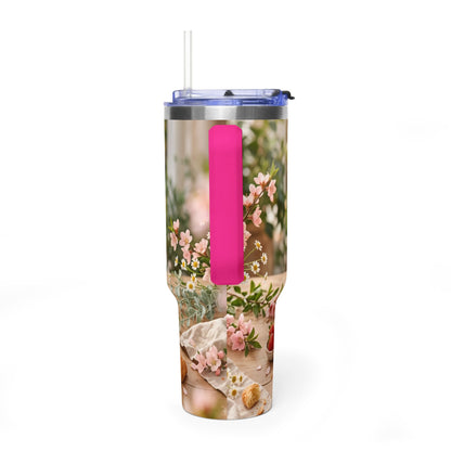 You Make Life Peachy Cat Ice Cream 40oz Tumbler