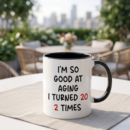 40th Birthday Gifts For Men, Gifts For 40 Year Old Man, Forty 1986 Gift, Funny Birthday Gift, 40 Year Old Cup, Turning 40 Present Cup, 40th Birthday Coffee Mug for Wife, Sister, Daughter, Friend
